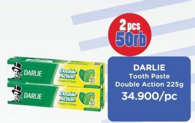 Promo Harga DARLIE Toothpaste Double Action Mint 225 gr - Watsons