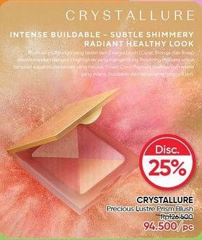 Promo Harga WARDAH Crystallure Precious Lustre Prism Blush 10 gr - Guardian