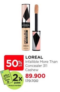 Promo Harga Loreal Infaillible More Than Concealer  - Watsons