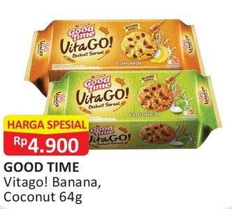 Promo Harga GOOD TIME Vita Go! Banana, Coconut 64 gr - Alfamart