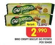 Promo Harga SIANTAR TOP GO Potato Biskuit Kentang 104 gr - Superindo