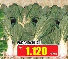 Promo Harga Pak Choy Hijau per 100 gr - Hari Hari