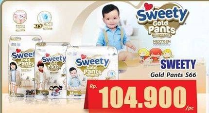 Promo Harga Sweety Gold Pants S66 66 pcs - Hari Hari