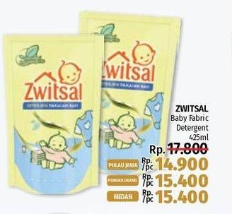 Promo Harga ZWITSAL Baby Fabric Detergent 425 ml - LotteMart