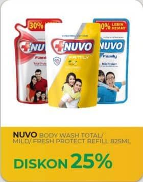 Promo Harga Nuvo Body Wash Total Protect, Mild Protect, Fresh Protect 825 ml - Yogya