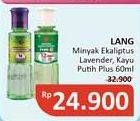 Promo Harga Cap Lang Minyak Ekaliptus Aromatherapy/Cap Lang Minyak Kayu Putih Plus  - Alfamidi