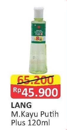 Promo Harga CAP LANG Minyak Kayu Putih Plus 120 ml - Alfamart