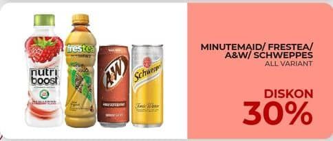 Promo Harga Minute Maid/Frestea/A&W/Schweppes  - Yogya