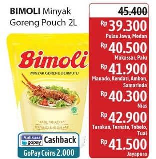 Promo Harga Bimoli Minyak Goreng 2000 ml - Alfamidi