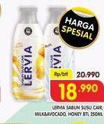 Promo Harga LERVIA Shower Cream Avocado, Milk, Honey 250 ml - Superindo