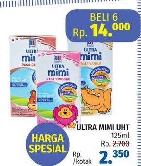 Promo Harga ULTRA MIMI Susu UHT 125 ml - LotteMart