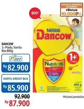 Promo Harga DANCOW Nutritods 1+ Madu, Vanila 800 gr - Alfamidi