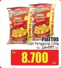 Promo Harga PIATTOS Snack Kentang Sapi Panggang 120 gr - Hari Hari