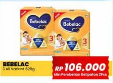 Promo Harga Bebelac 3 Susu Pertumbuhan All Variants 620 gr - Yogya