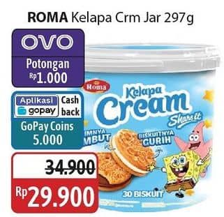 Promo Harga Roma Kelapa Cream 297 gr - Alfamidi