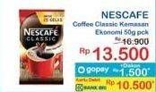 Promo Harga Nescafe Classic Coffee 50 gr - Indomaret