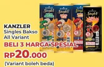 Promo Harga Kanzler Singles Bakso All Variants 48 gr - Yogya
