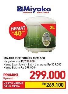 Promo Harga MIYAKO MCM-508  - Carrefour
