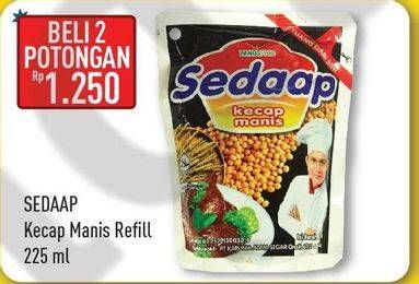 Promo Harga SEDAAP Kecap Manis per 2 pouch 225 ml - Hypermart