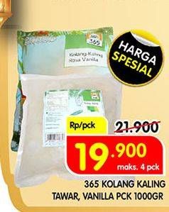 Promo Harga 365 Kolang-Kaling Tawar, Vanila 1 kg - Superindo