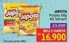 Promo Harga Japota Potato Chips Kecuali Beef BBQ 68 gr - Alfamidi