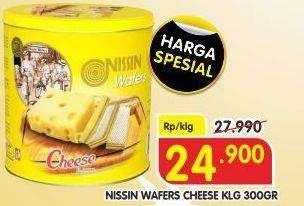 Promo Harga NISSIN Wafers Cheese 300 gr - Superindo