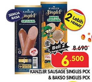 Promo Harga Kanzler Sosis Single All Variants 60 gr - Superindo