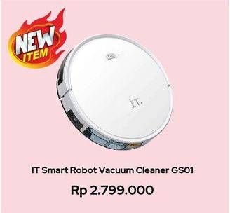 Promo Harga IT Smart Robot Vacuum Cleaner GS01  - Erafone
