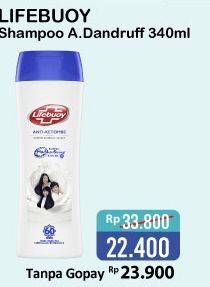 Promo Harga LIFEBUOY Shampoo Anti Dandruff 340 ml - Alfamart