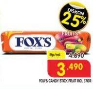 Promo Harga Foxs Crystal Candy Fruits 37 gr - Superindo