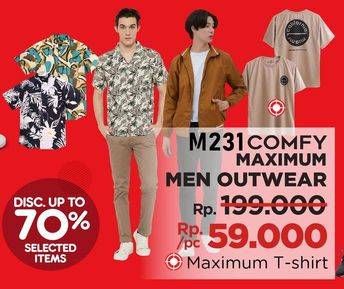 Promo Harga M231 / COMFY / MAXIMUM Men Outwear  - LotteMart