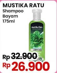 Promo Harga Mustika Ratu Shampoo Bayam 175 ml - Indomaret