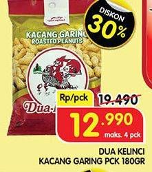 Promo Harga Dua Kelinci Kacang Garing Original 180 gr - Superindo