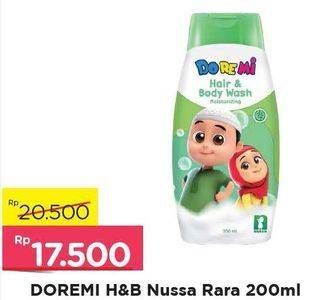 Promo Harga DOREMI Hair & Body Wash Nussa 200 ml - Alfamart