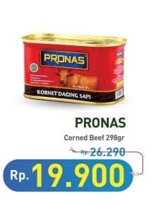 Promo Harga Pronas Corned Beef 198 gr - Hypermart