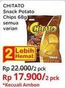 Promo Harga CHITATO Snack Potato Chips All Variants 68 gr - Indomaret