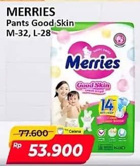 Promo Harga Merries Pants Good Skin M32, L28 28 pcs - Alfamart