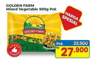Promo Harga Golden Farm Mixed Vegetables 500 gr - Indomaret
