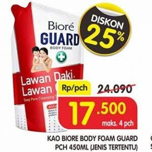Promo Harga BIORE Guard Body Foam 450 ml - Superindo