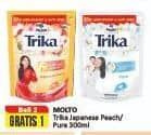 Promo Harga Molto Trika Japanese Peach, Pure 300 ml - Alfamart