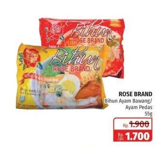 Promo Harga ROSE BRAND Bihun Instan Asam Pedas, Ayam Bawang 55 gr - Lotte Grosir