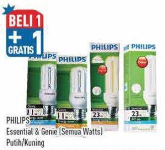 Promo Harga Philips Lampu Essential  & Genie  - Hypermart