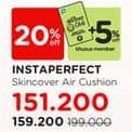 Promo Harga Wardah Instaperfect Skincover Air Cushion 11 gr - Watsons