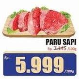 Promo Harga Paru Sapi per 100 gr - Hari Hari