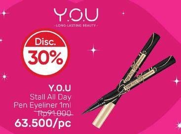 Promo Harga YOU Stay All Day Pen Eyeliner  - Guardian