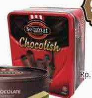Promo Harga SELAMAT Chocolish Tin 150 gr - LotteMart