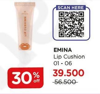 Promo Harga EMINA Lip Cushion 01, 02, 03, 04, 05, 06  - Watsons