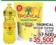 Promo Harga Tropical Minyak Goreng 2 Liter  - LotteMart