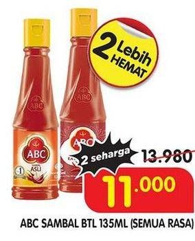 Promo Harga ABC Sambal All Variants 135 ml - Superindo