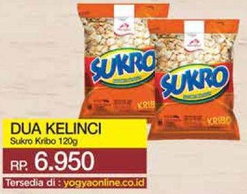 Promo Harga DUA KELINCI Kacang Sukro Kribo 140 gr - Yogya